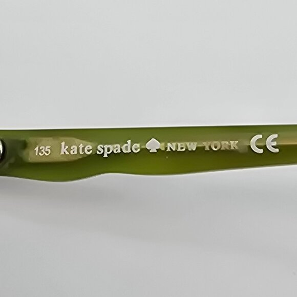 Kate Spade New York Caris Brown Kiwi Cat Eye Eyeglasses Frame w/ Flexhinge 50mm - Picture 9 of 14